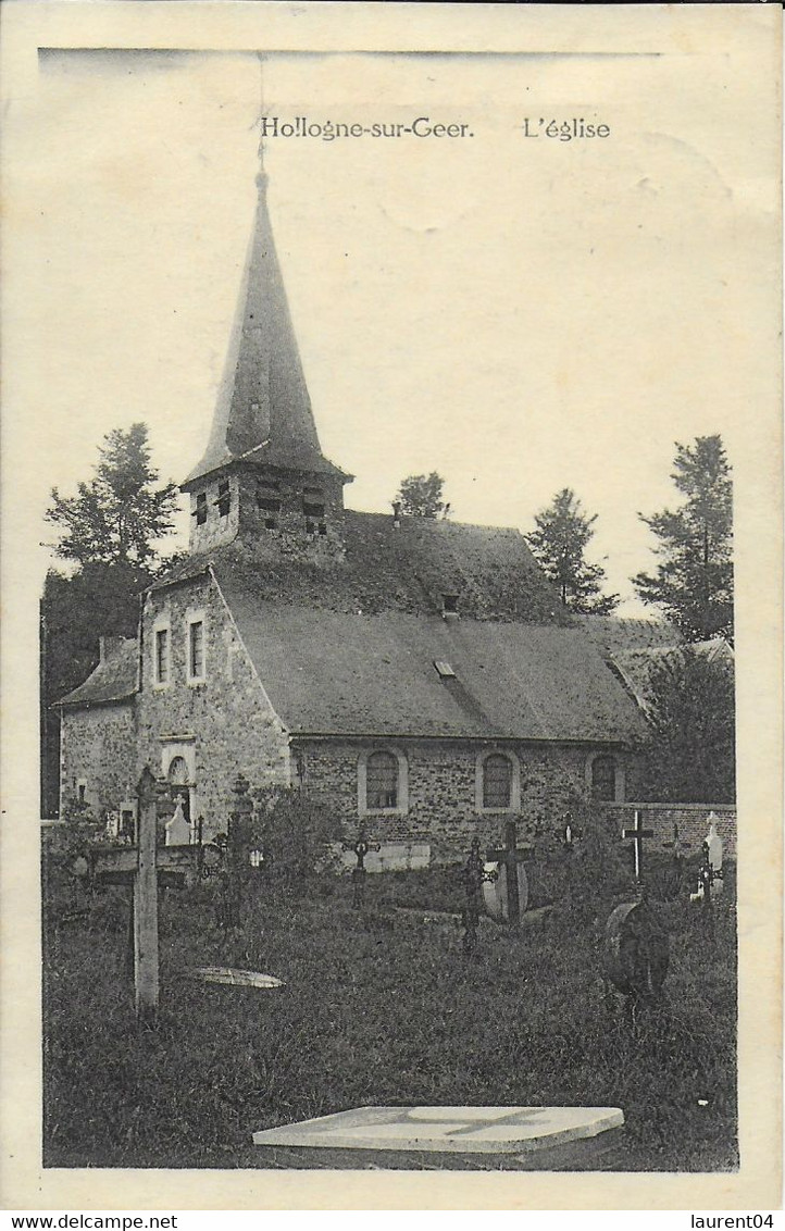 GEER. HOLLOGNE SUR GEER.  L'EGLISE.