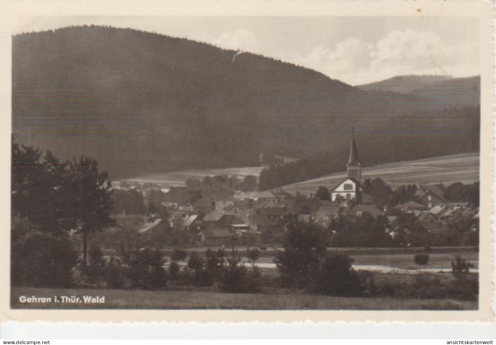 Gehren i.Th. Panorama gl1958 #96.269