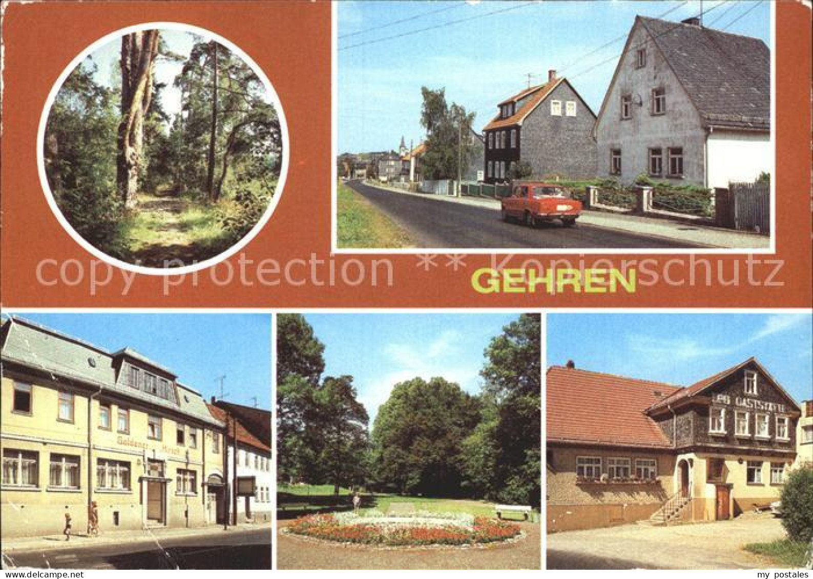 Gehren Thueringen Restaurant Goldener Hirsch Stadtpark