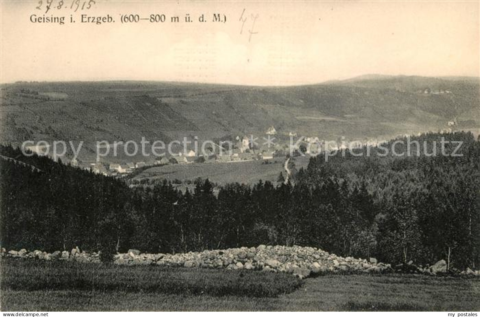 Geising Erzgebirge Panorama