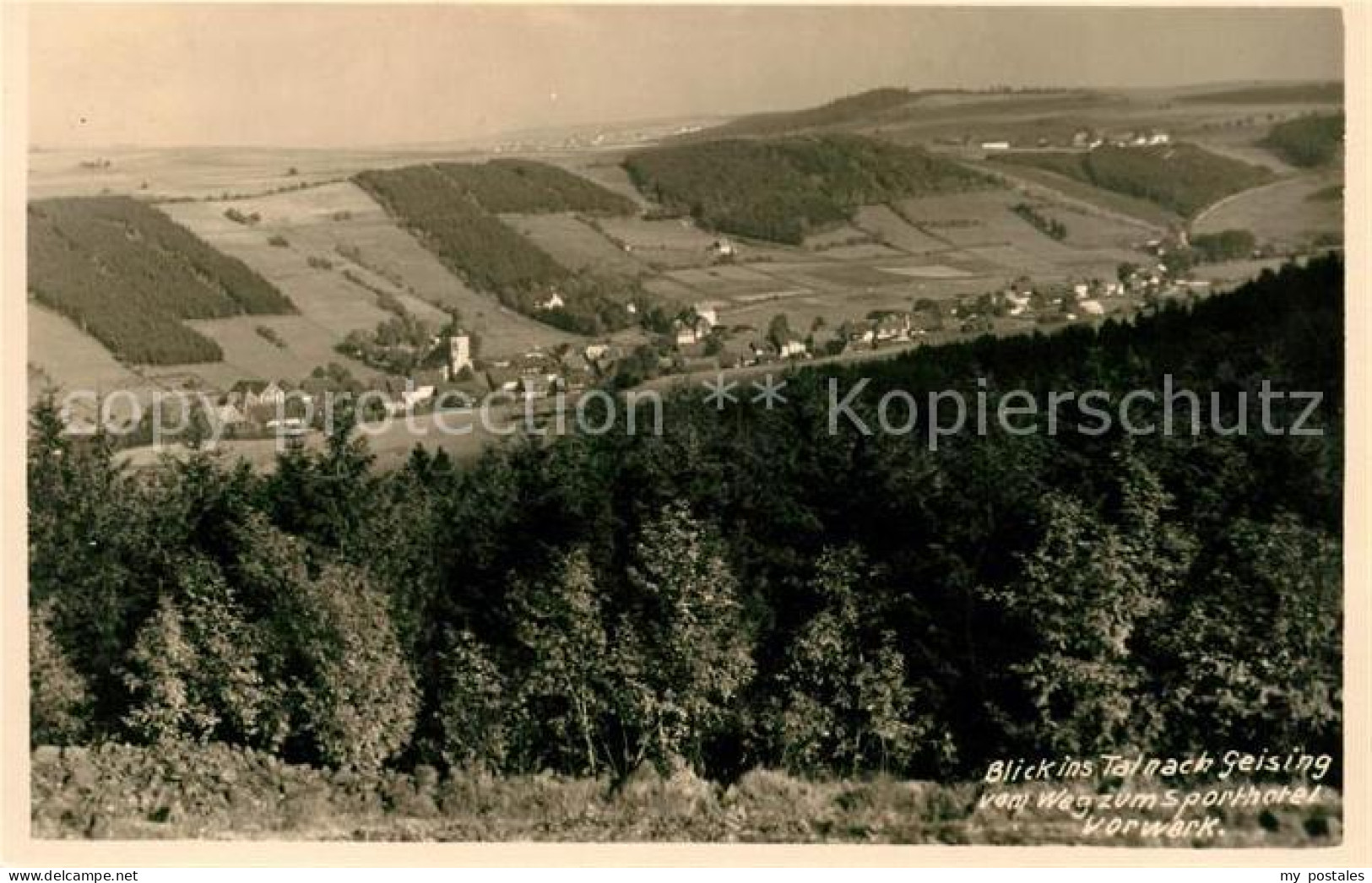 Geising Erzgebirge Panorama