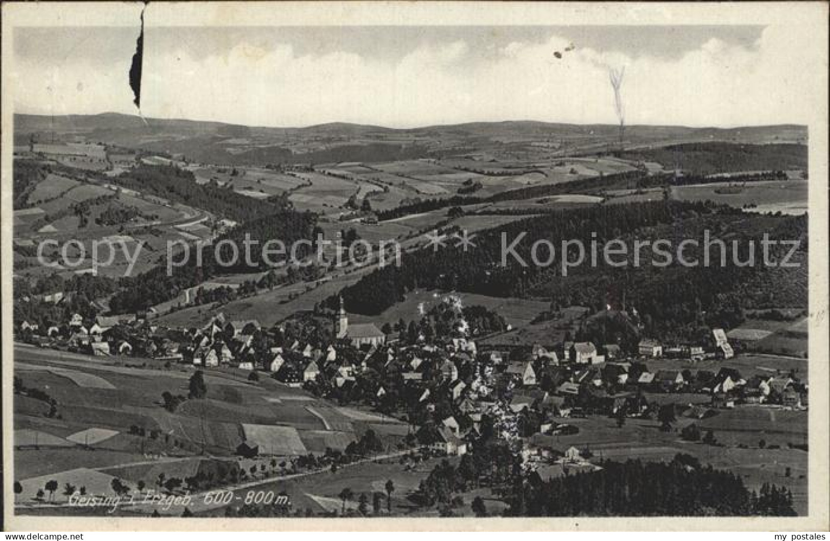 Geising Erzgebirge Panorama