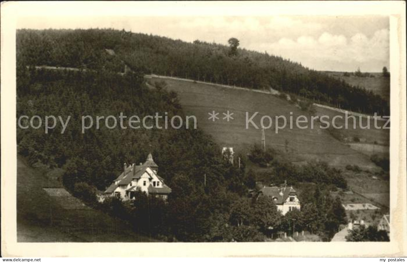 Geising Erzgebirge Teilansicht