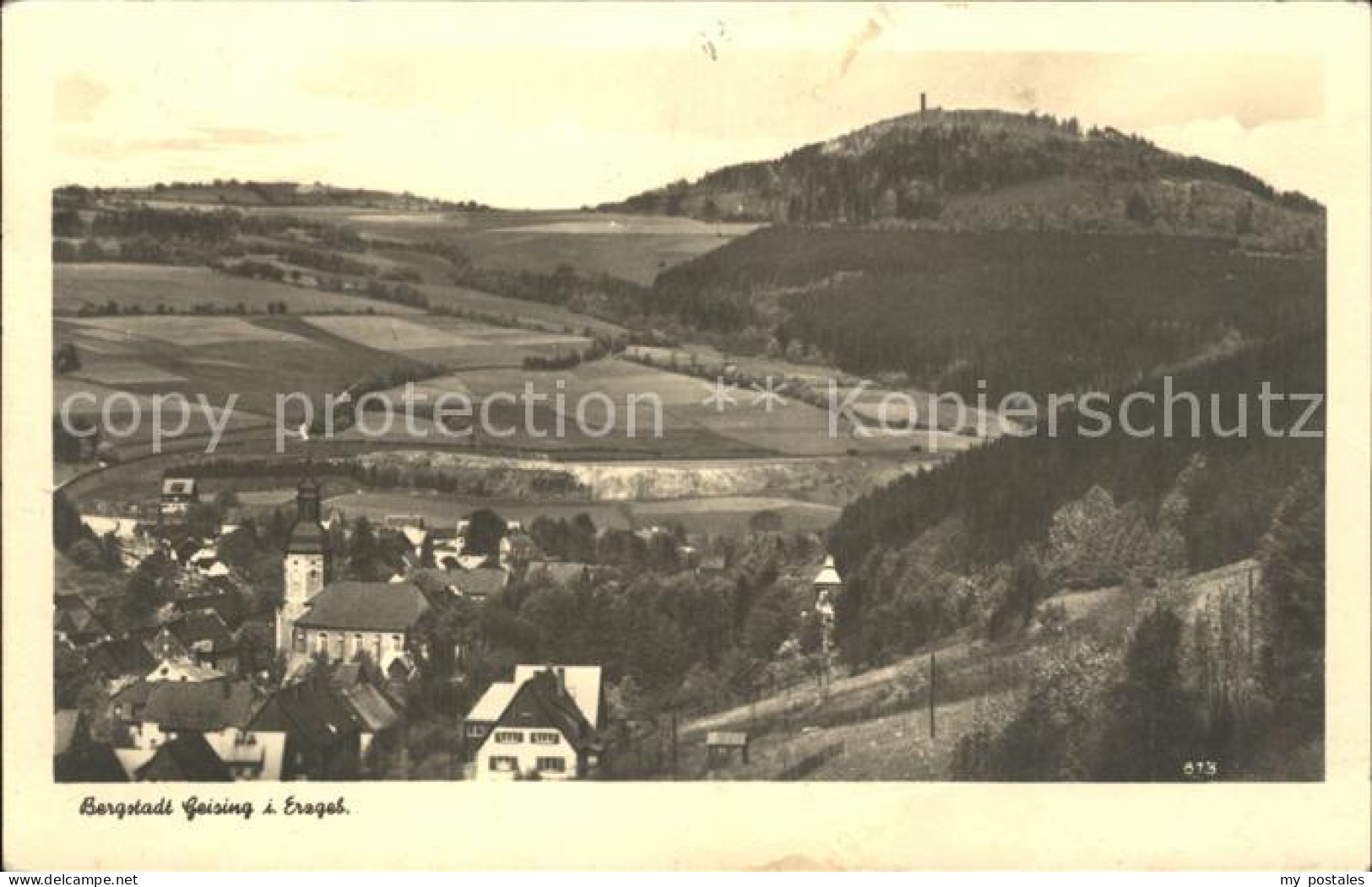 Geising Erzgebirge Teilansicht