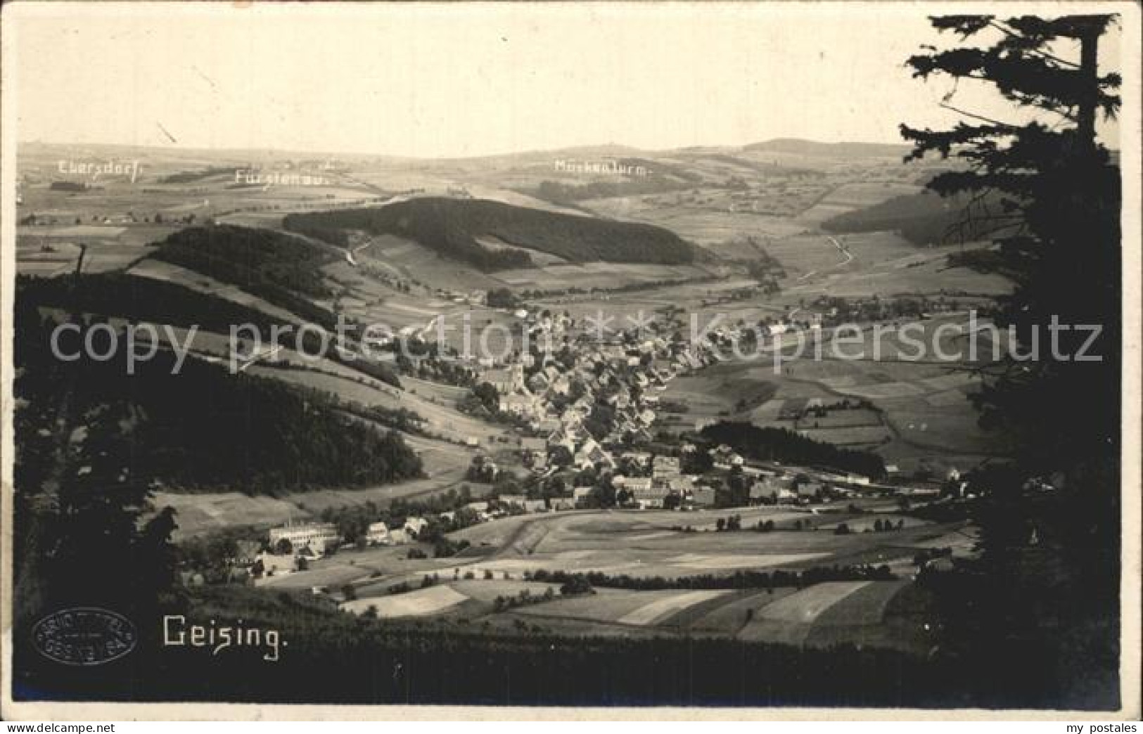 Geising Erzgebirge Totalansicht