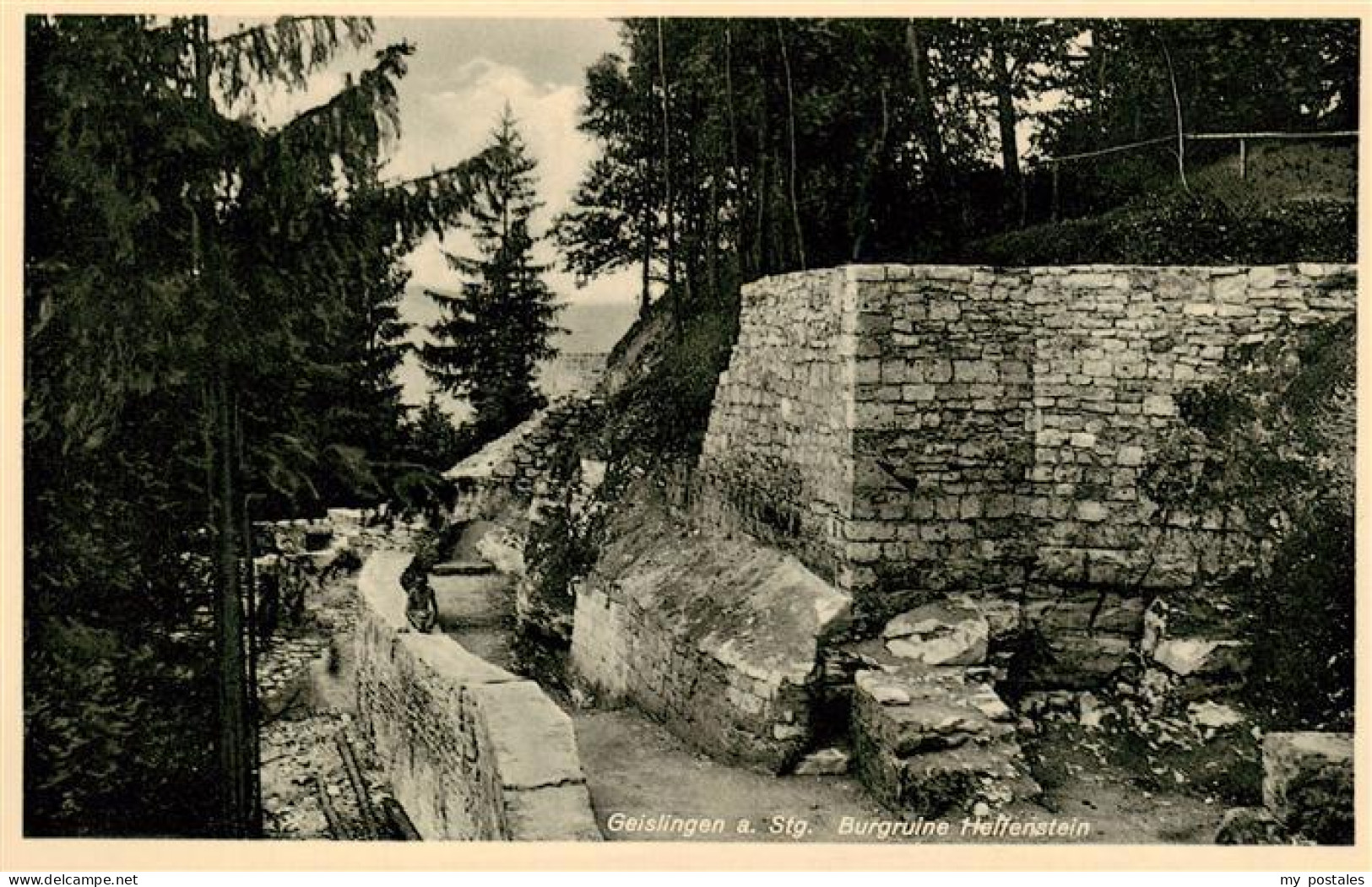 Geislingen  Steige Burgruine Helfenstein