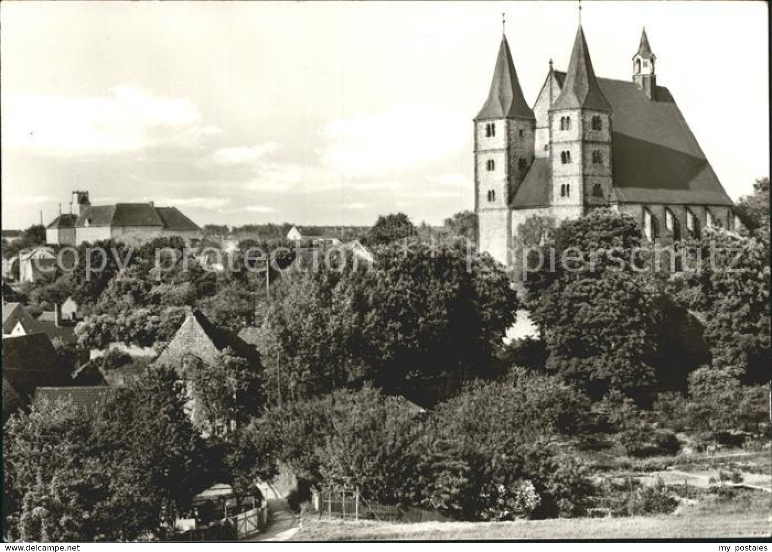 Geithain Blick zur Nikolaikirche