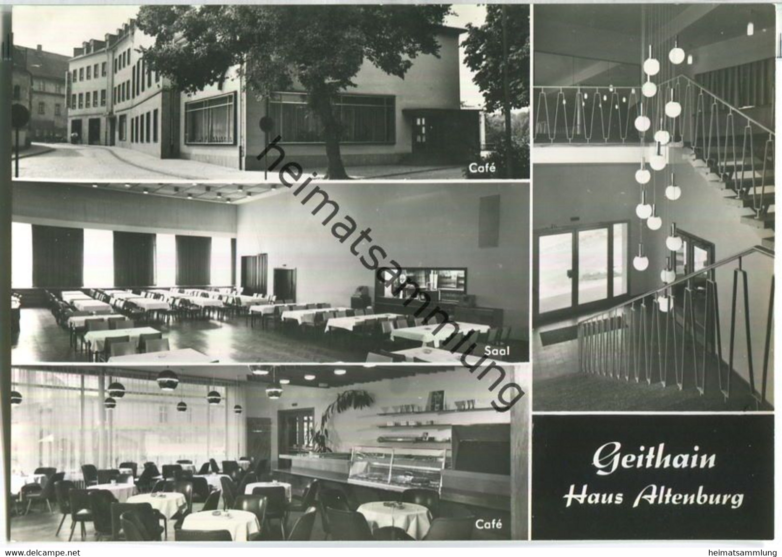 Geithain - Haus Altenburg - Foto-Verlag Erlbach 1972