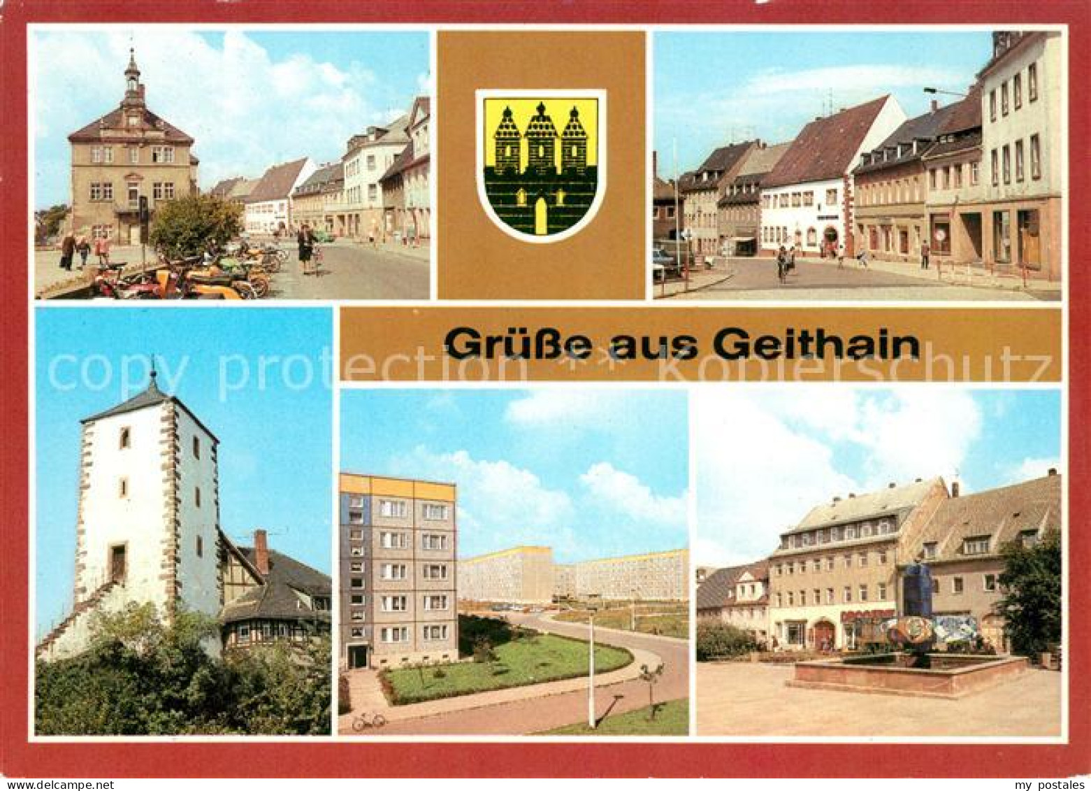 Geithain Markt Leipziger Strasse Neubauten