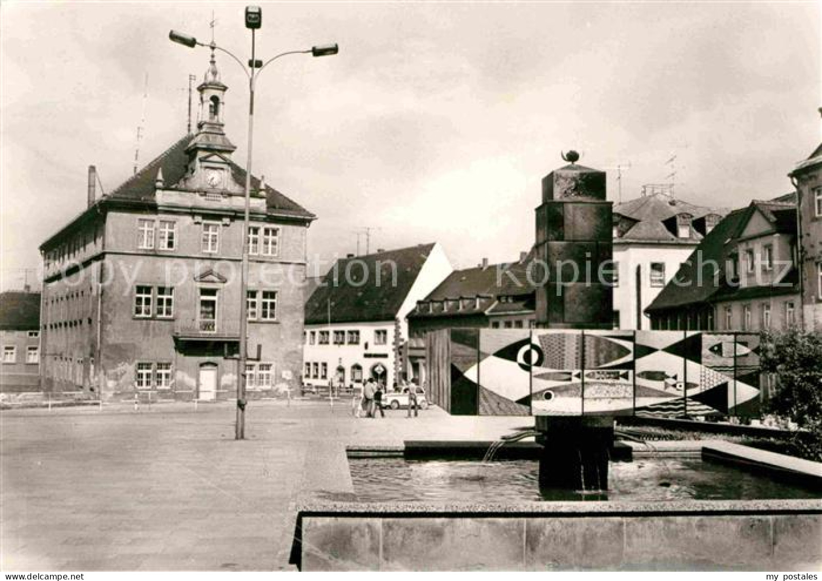 Geithain Marktplatz Brunnen