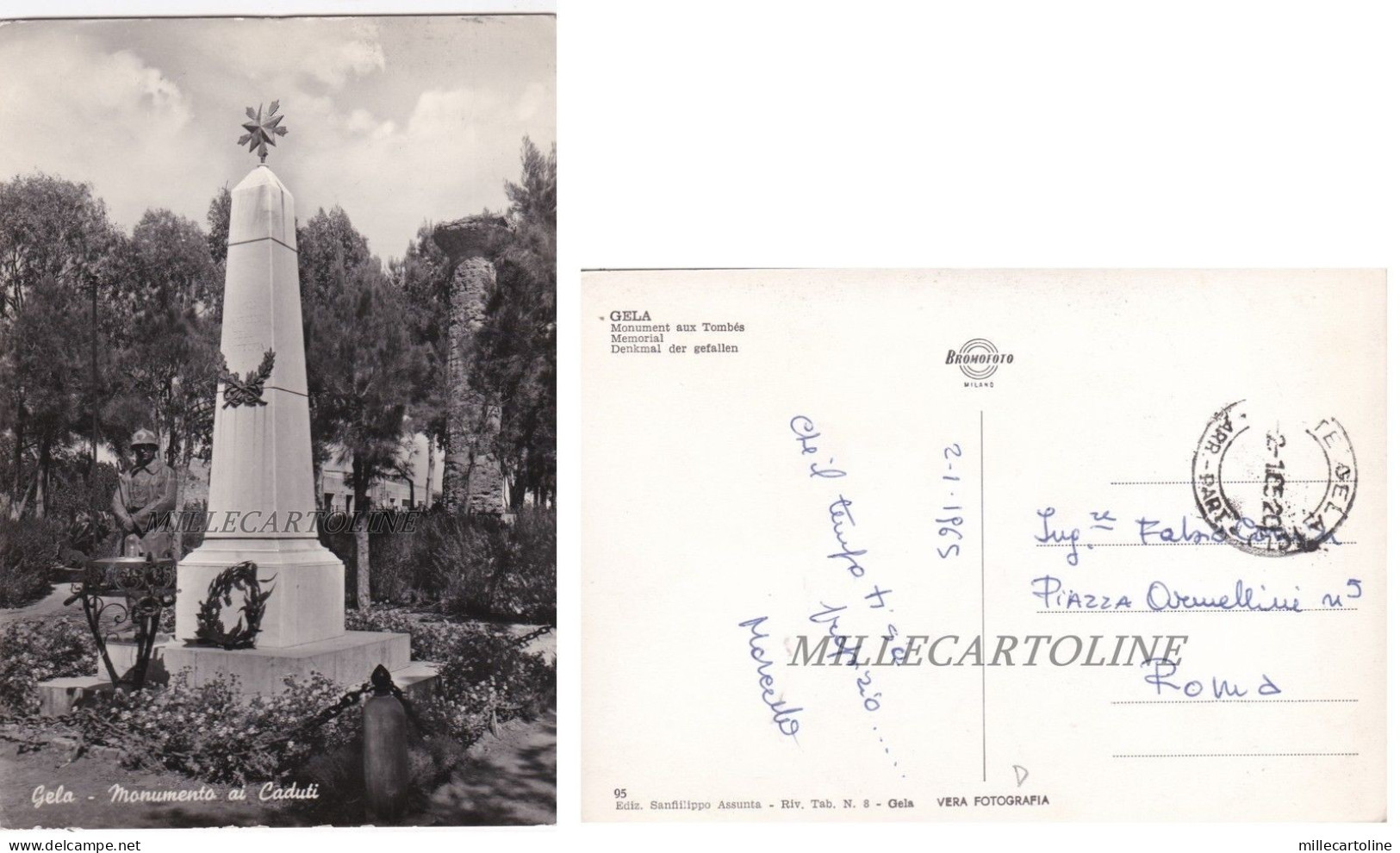 GELA: Monumento ai Caduti    1965