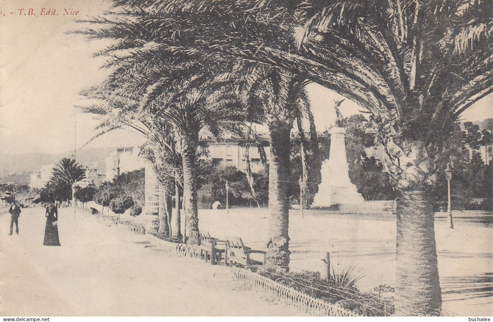 gelaufene Ansichtskarte Nice