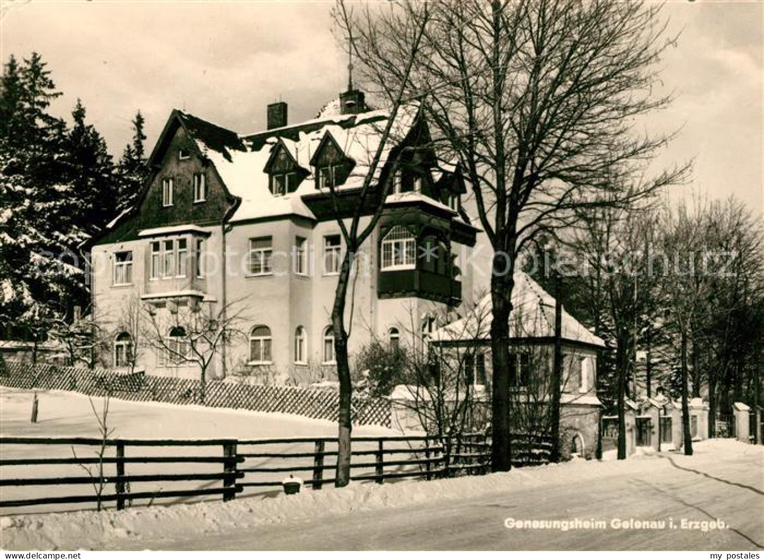 Gelenau Erzgebirge Genesungsheim Winter