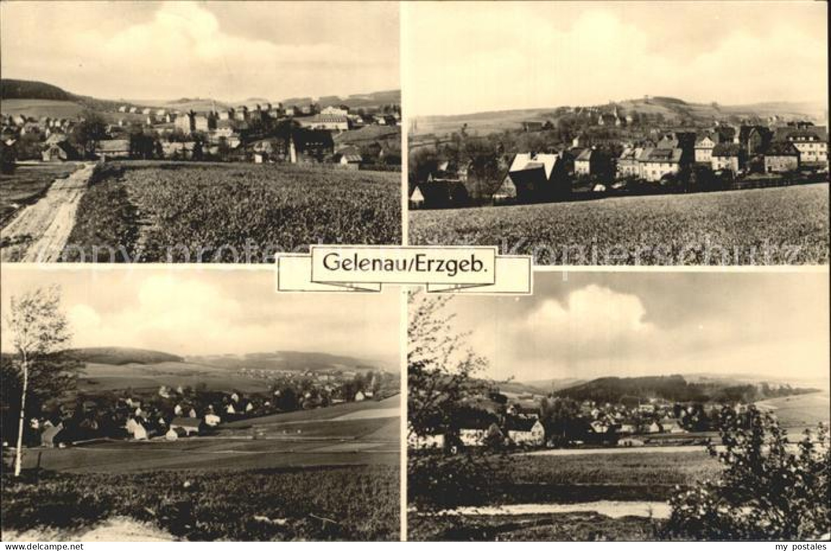 Gelenau Erzgebirge Total und Teilansichten