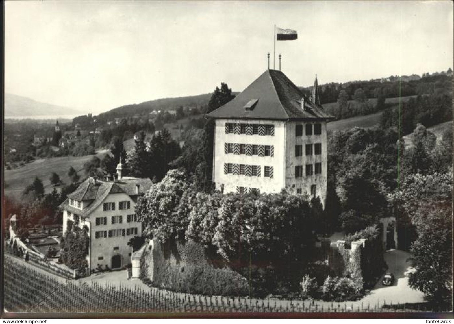 Gelfingen Schloss Heidegg   Fliegeraufnahme