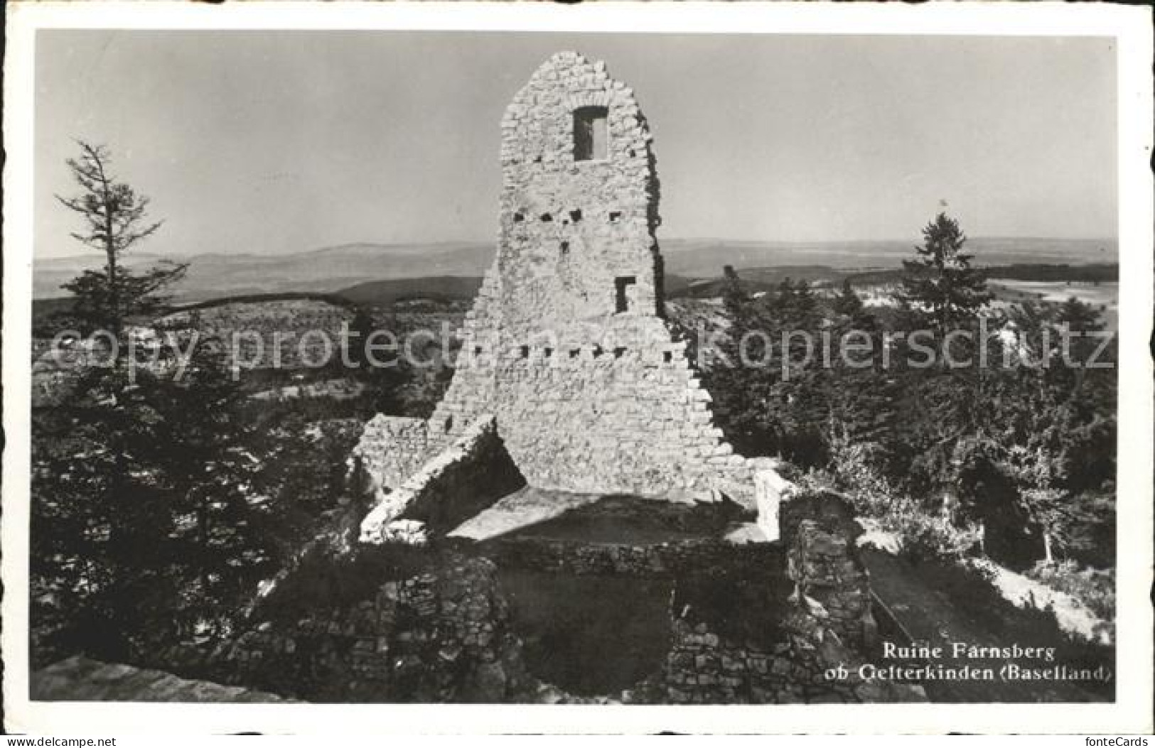 Gelterkinden Ruine Farnsberg