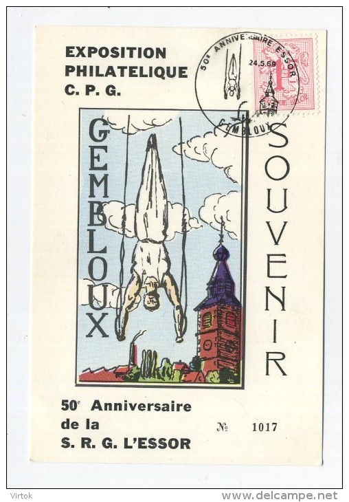 Gembloux  :   ( maximum kaart : 1ste dagafstempeling )