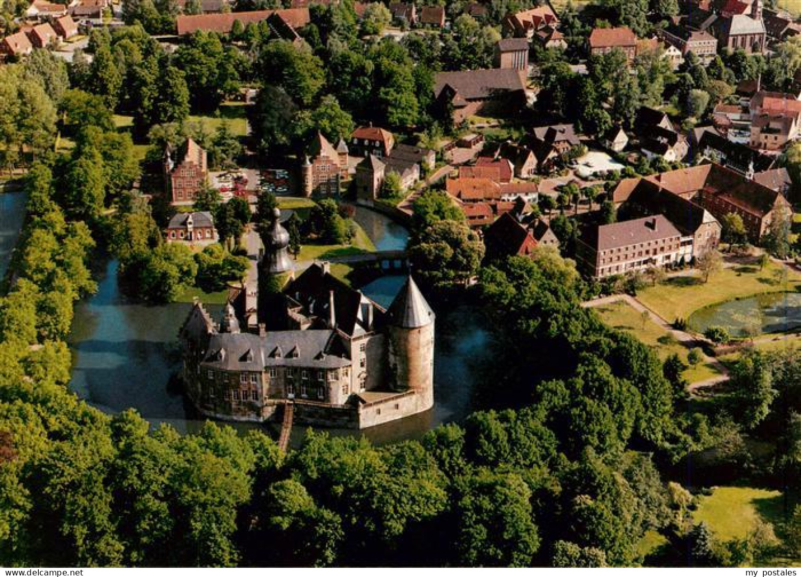 Gemen Borken Westfalen NRW Jugendburg-Gemen Wasserburg Schloss Wassergraben Bork