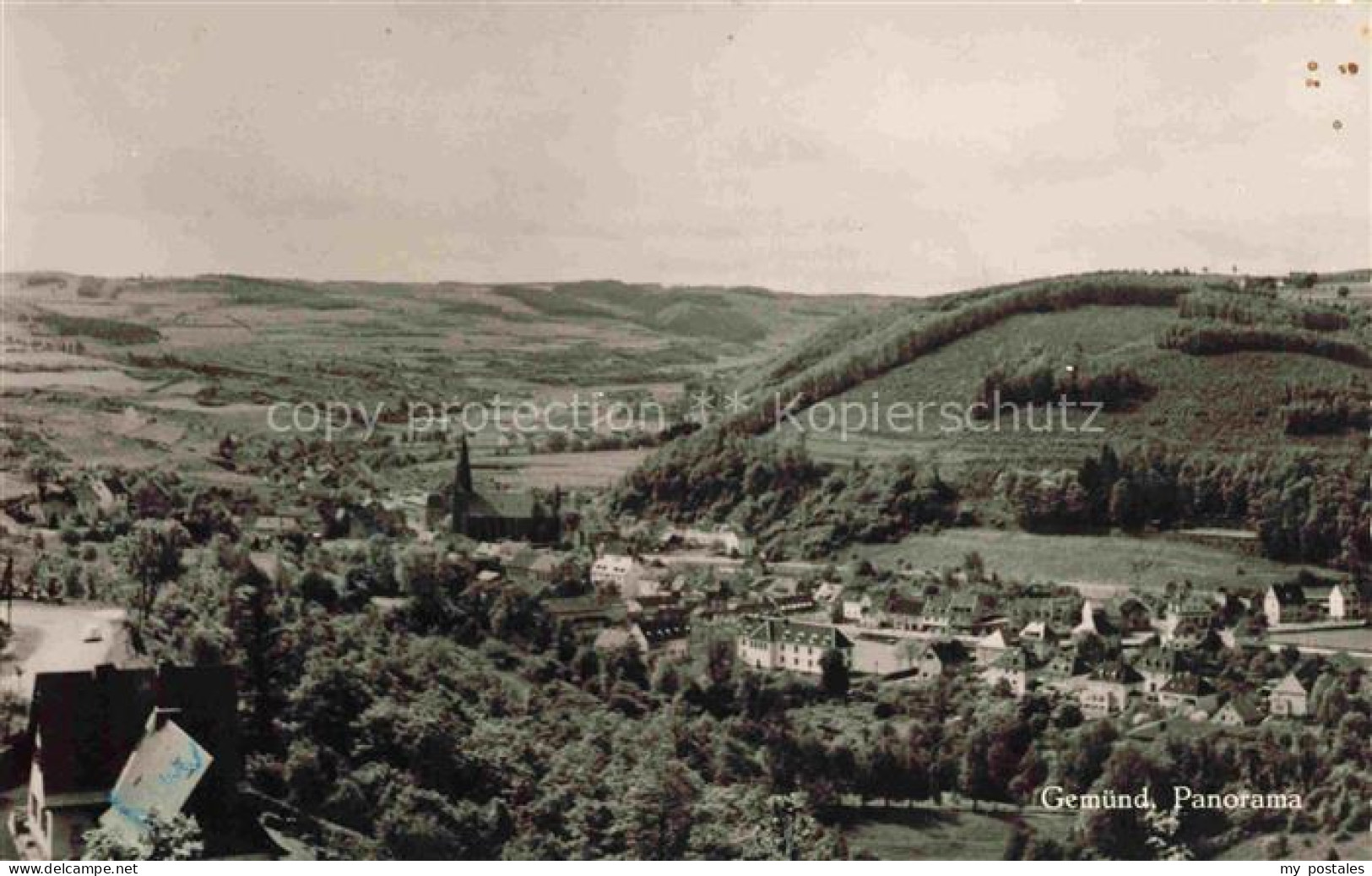 Gemuend Eifel Schleiden NRW Panorama