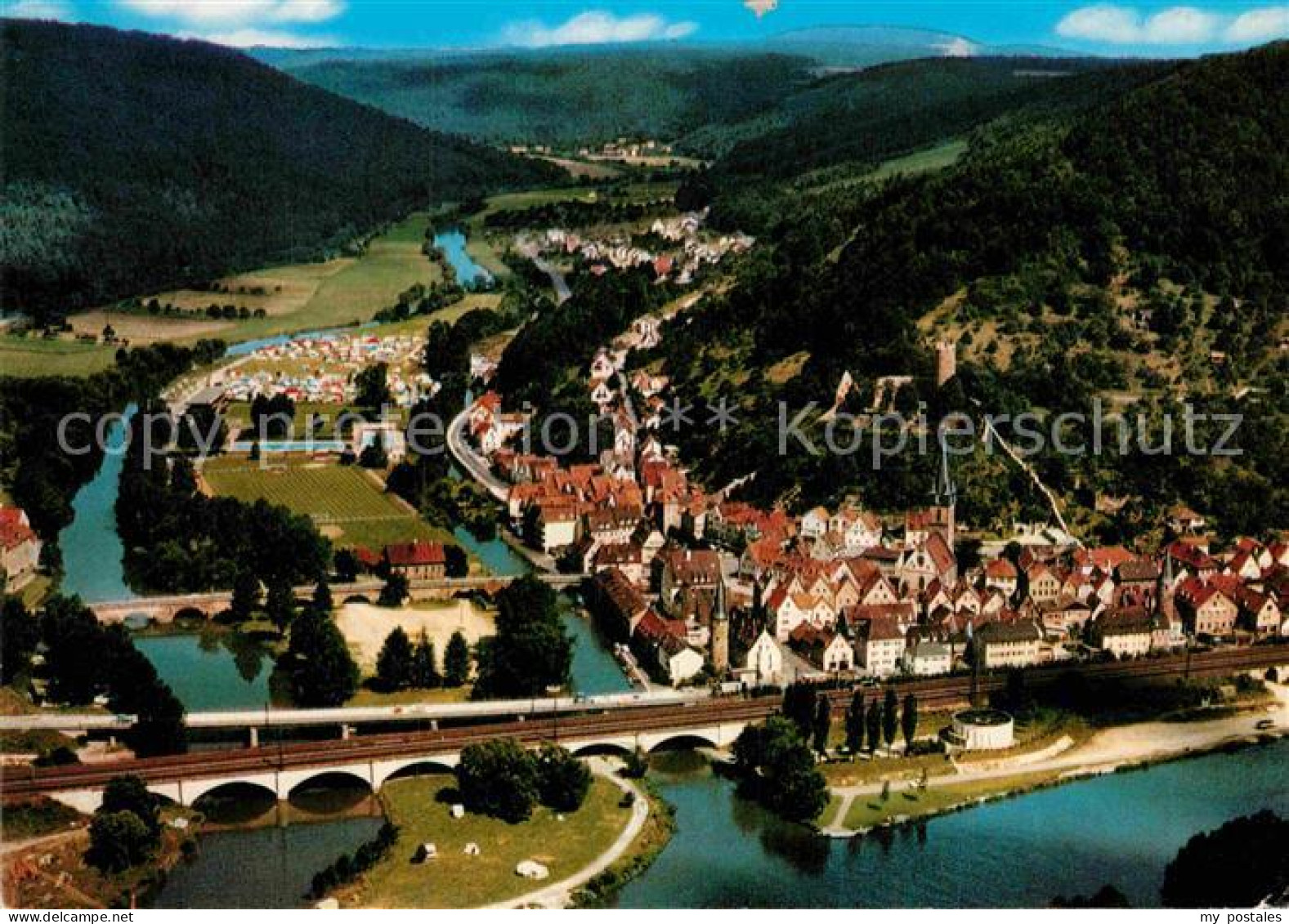 Gemuenden Main Fliegeraufnahme