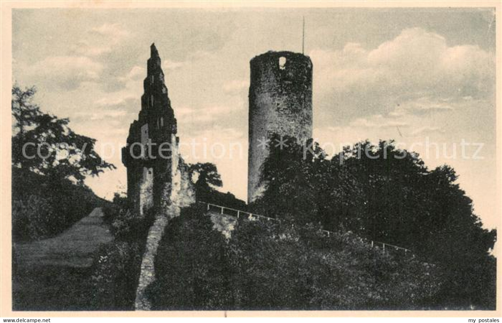 Gemuenden Main Scherenburg Burgruine