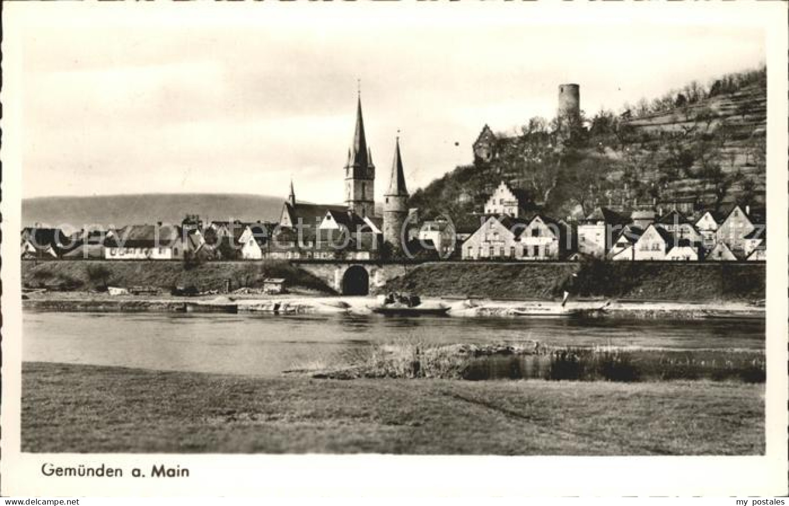 Gemuenden Main Stadtblick
