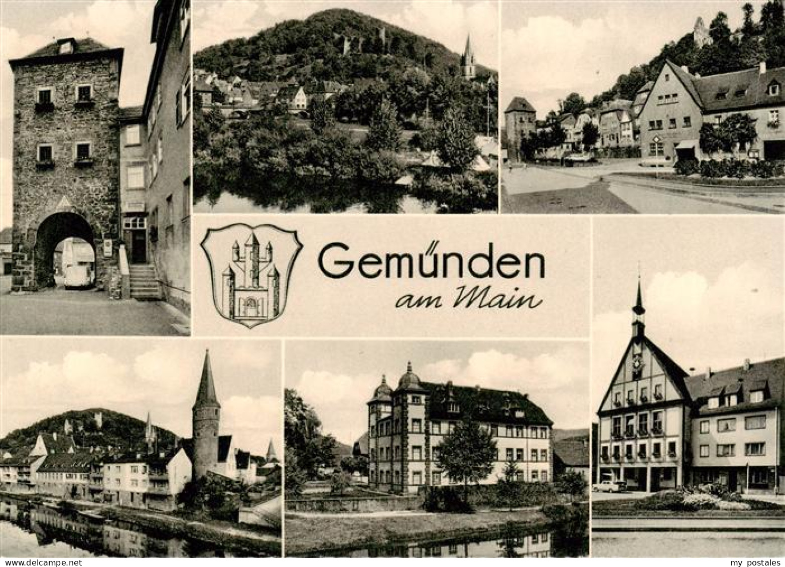 Gemuenden  Main Stadttor Kirche Schloss Ortspartien