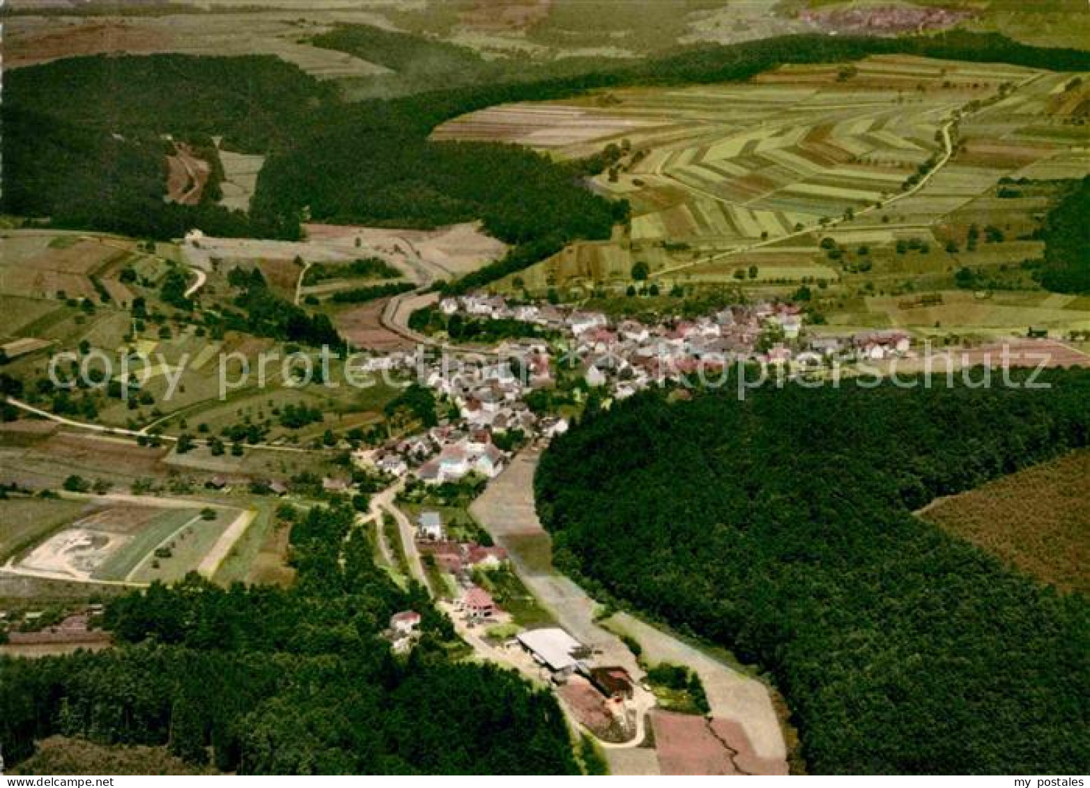 Gemuenden Taunus Fliegeraufnahme