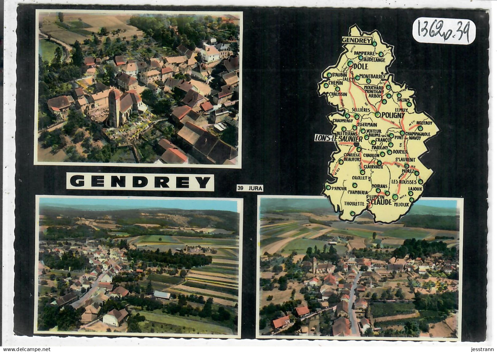GENDREY- CARTE MULTI-VUES- CIM