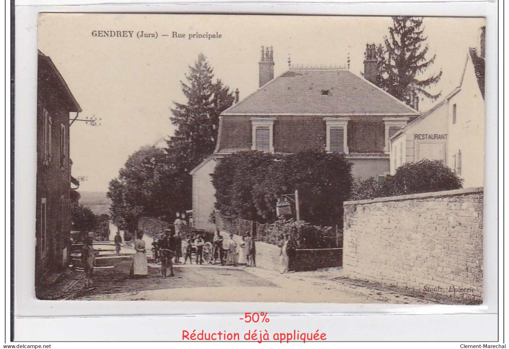 GENDREY : rue principale - Tres bon etat