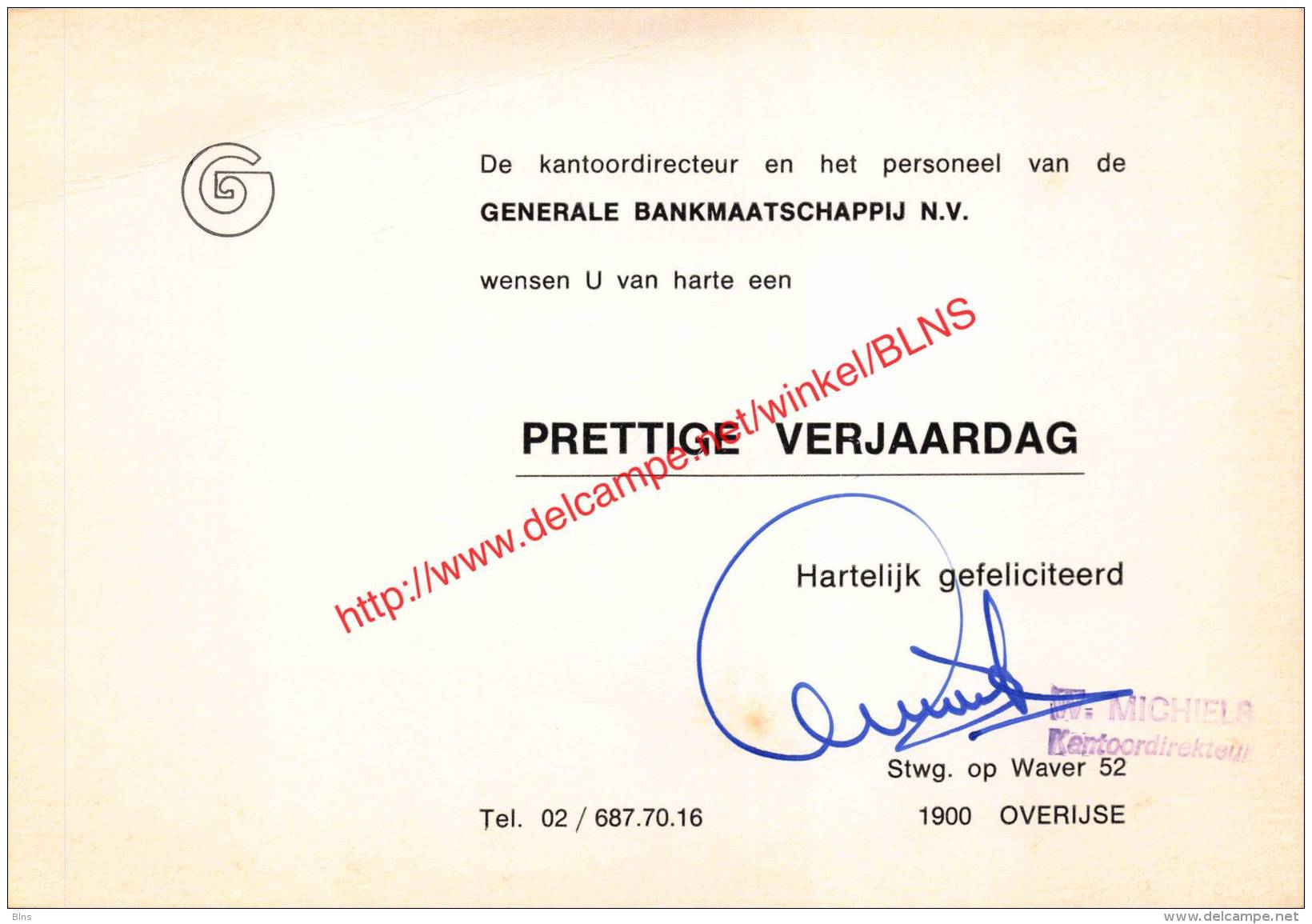 Generale Bankmaatschappij - Overijse