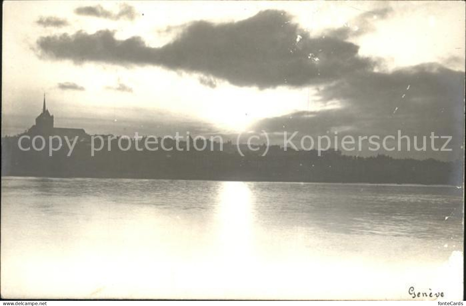 Geneve GE Sonnenuntergang
