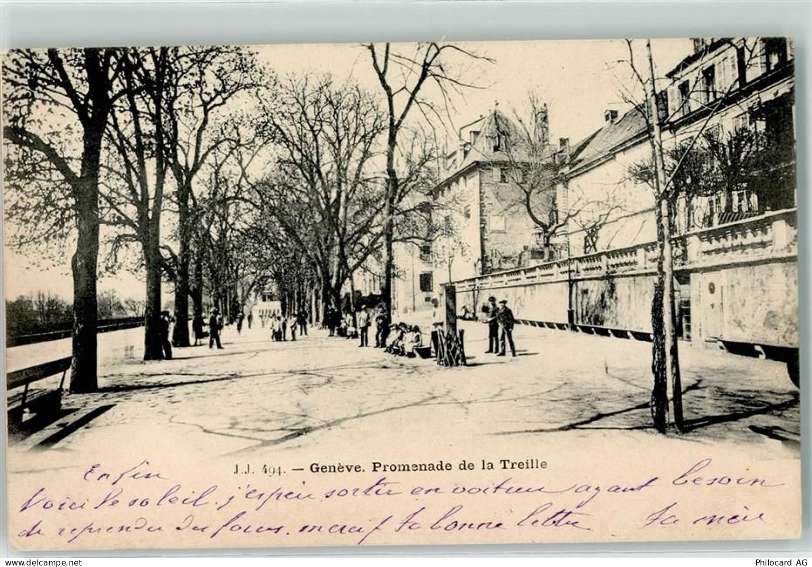 Genève Genf 1§89 - Promenade de la Treille - 10603268