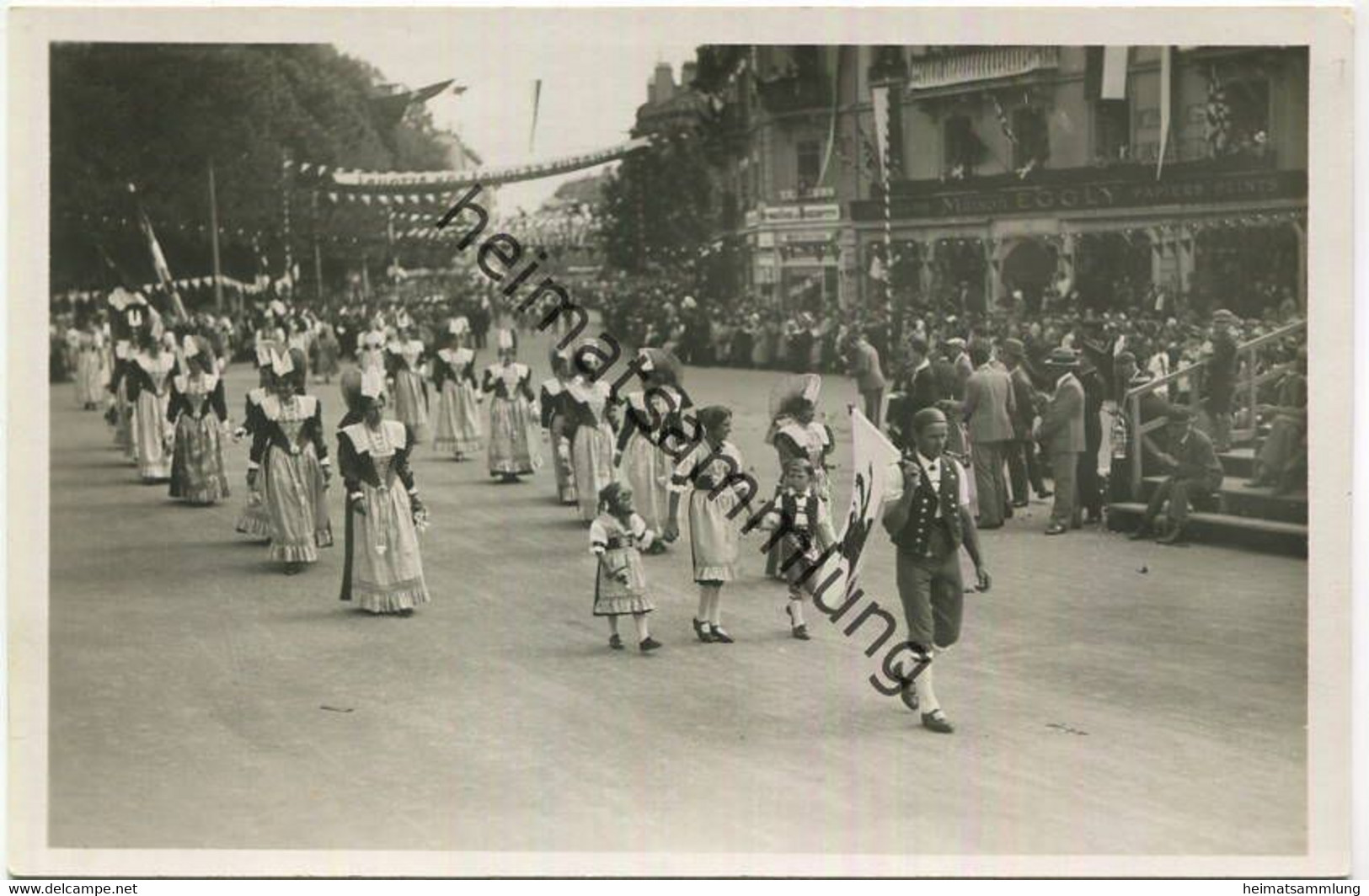 Genf Geneve - Fete des Costumes Suisses Geneve 1931 - Foto-AK