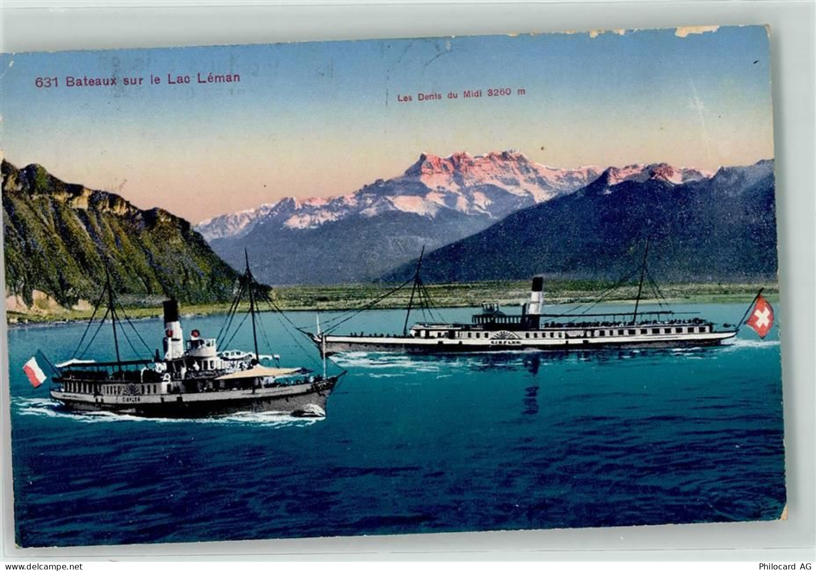 Genfersee Lac Leman - Dampfschiffe - 39409785