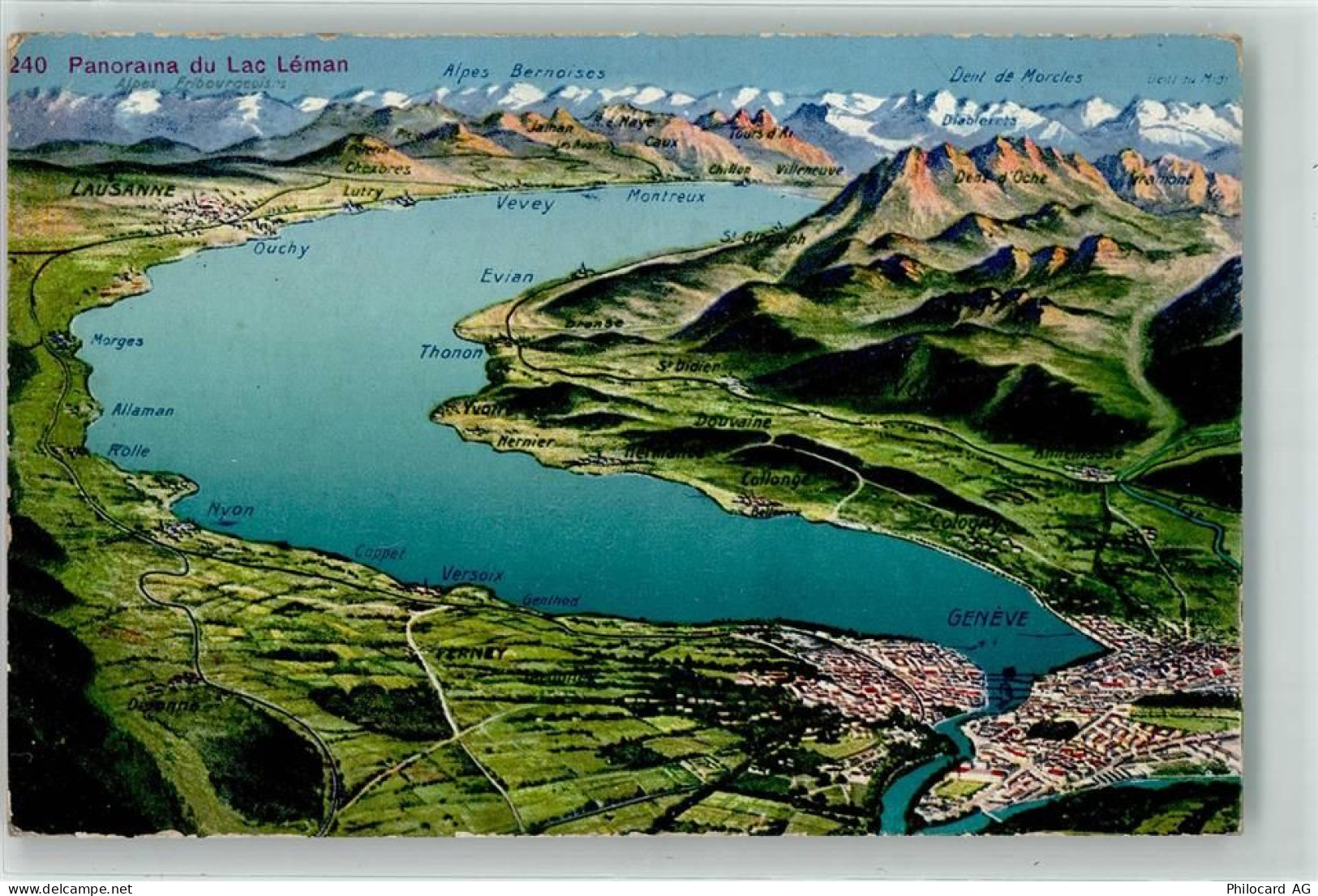 Genfersee Lac Leman - Vogelschau - 39409783