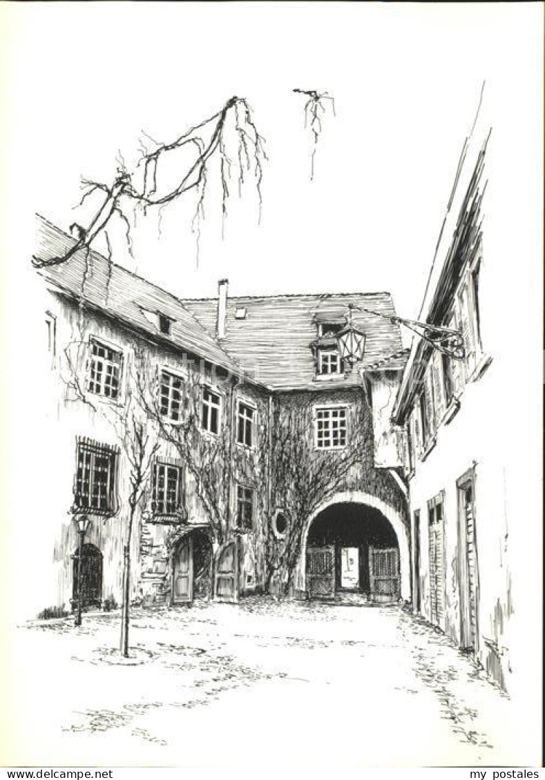 Gengenbach Palais Loewenberg Zeichnung Boris Onipenko