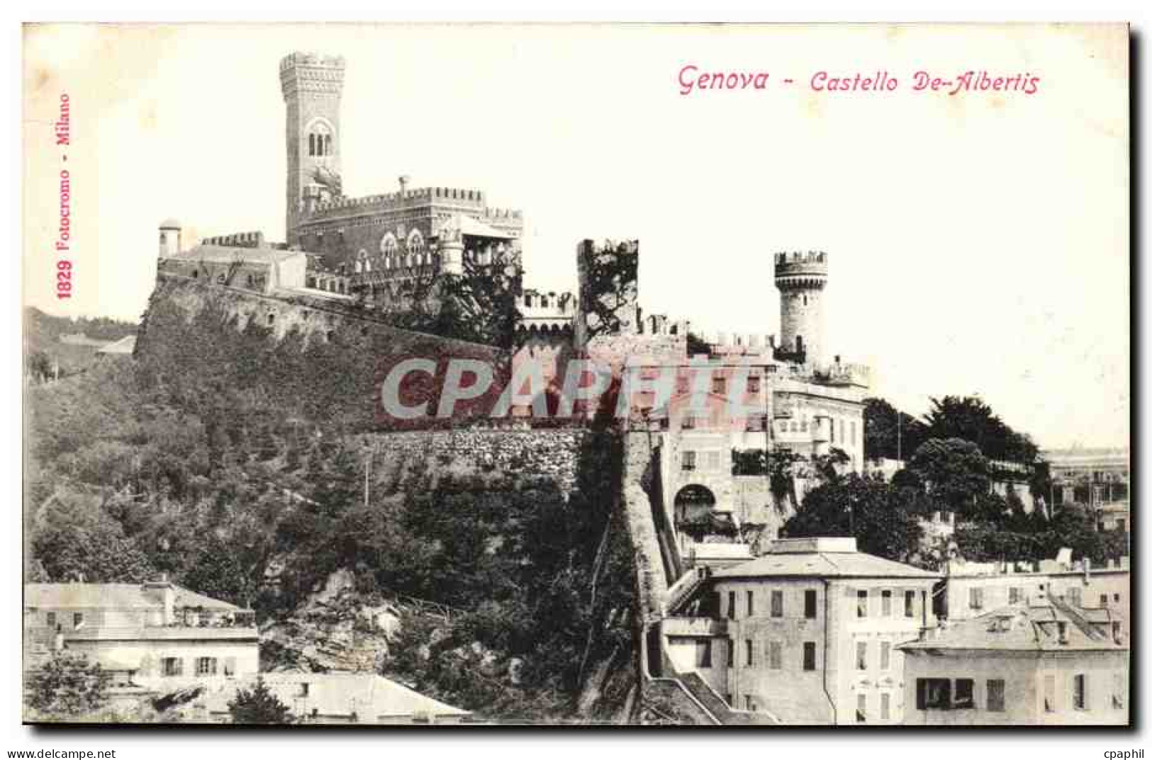 Genova -Genoa- Castello De-Albertis - CPA