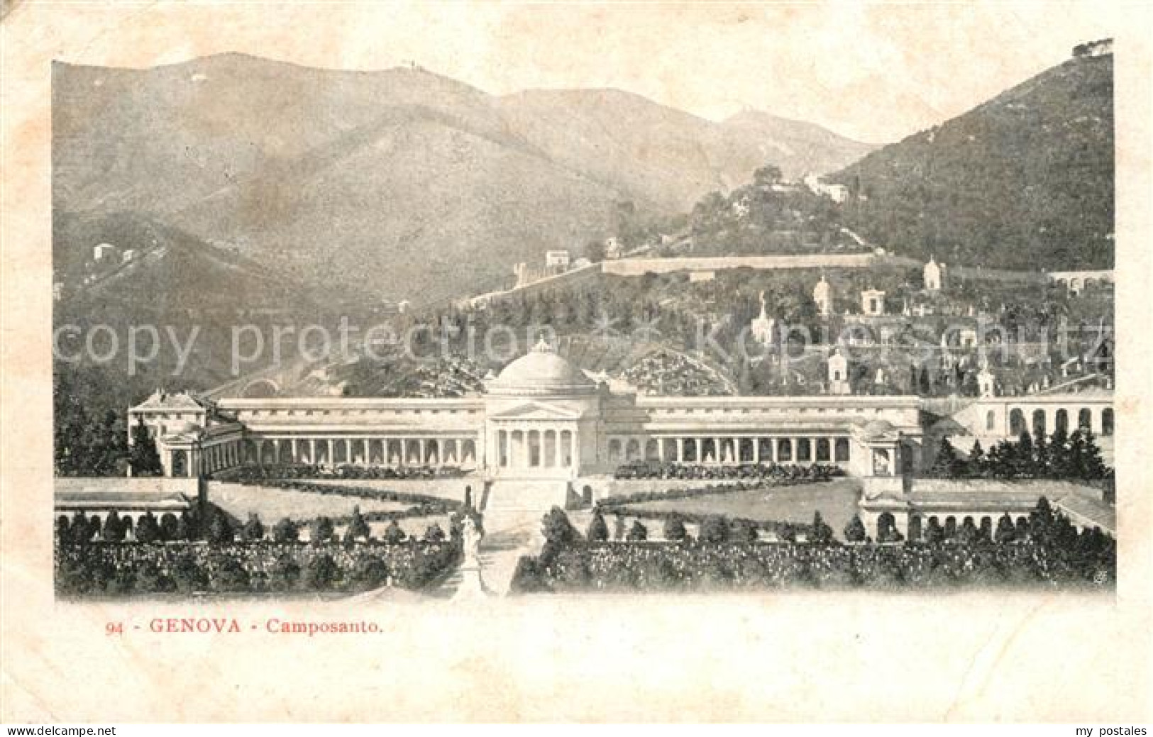 Genova Genua Liguria Camposanto