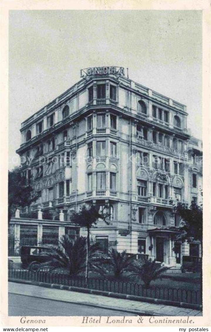 GENOVA Genua Liguria IT Hotel Londra et Continentale