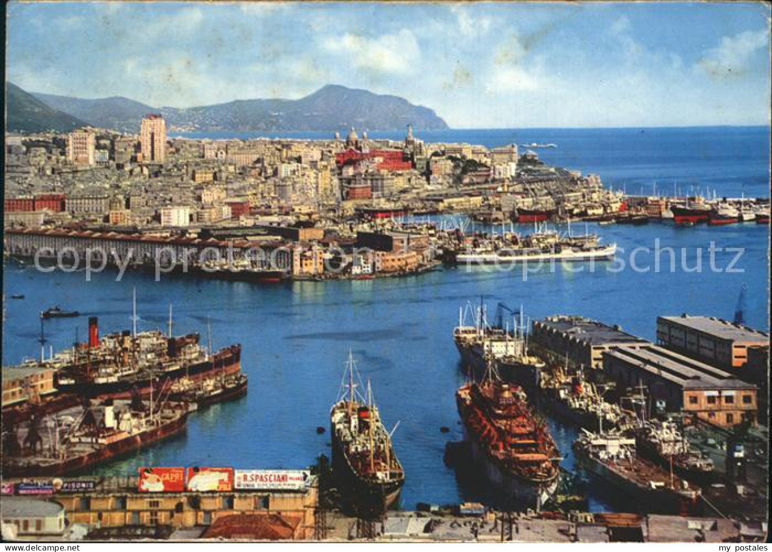 Genova Genua Liguria mit Hafen