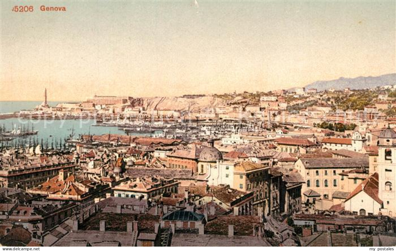 Genova Genua Liguria Panorama