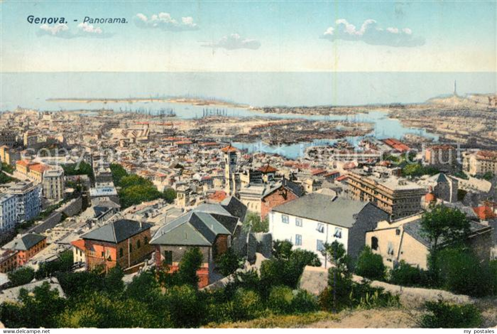 Genova Genua Liguria Panorama