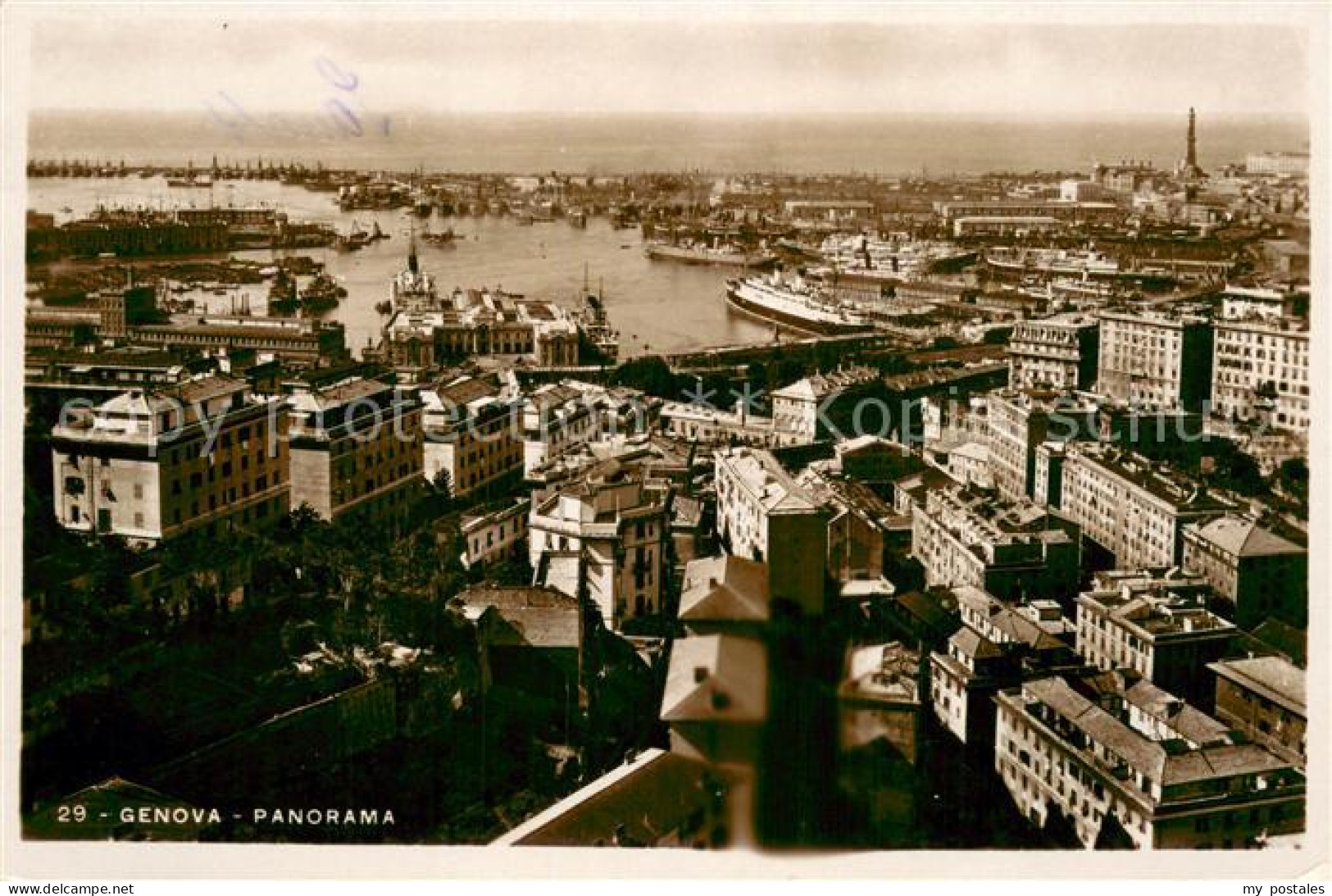 Genova Genua Liguria Panorama