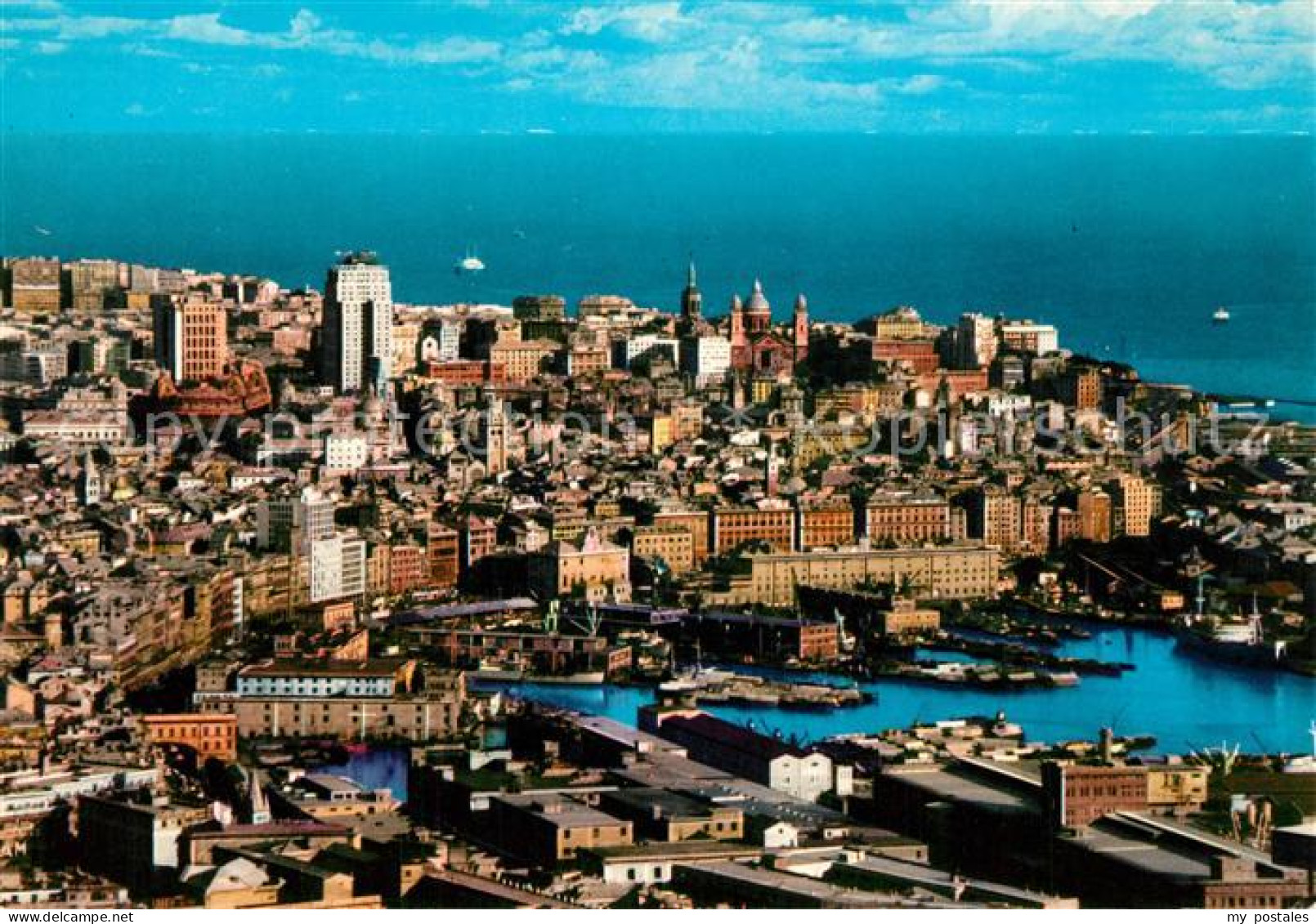 Genova Genua Liguria Panorama