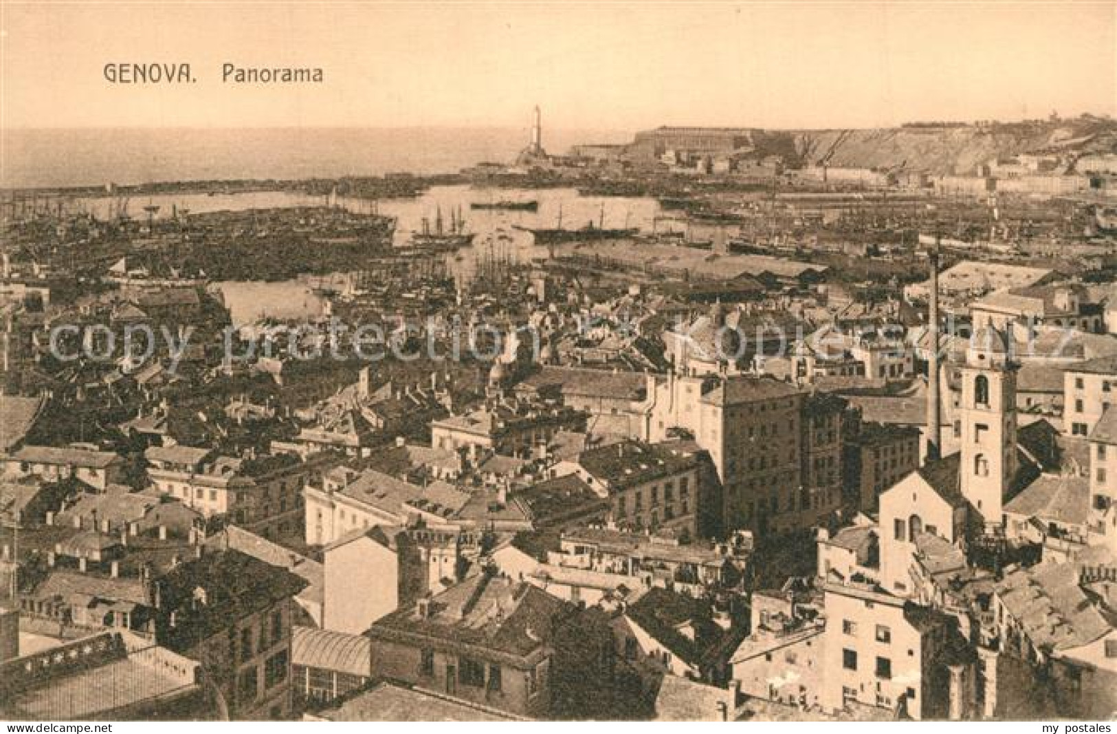 Genova Genua Liguria Panorama