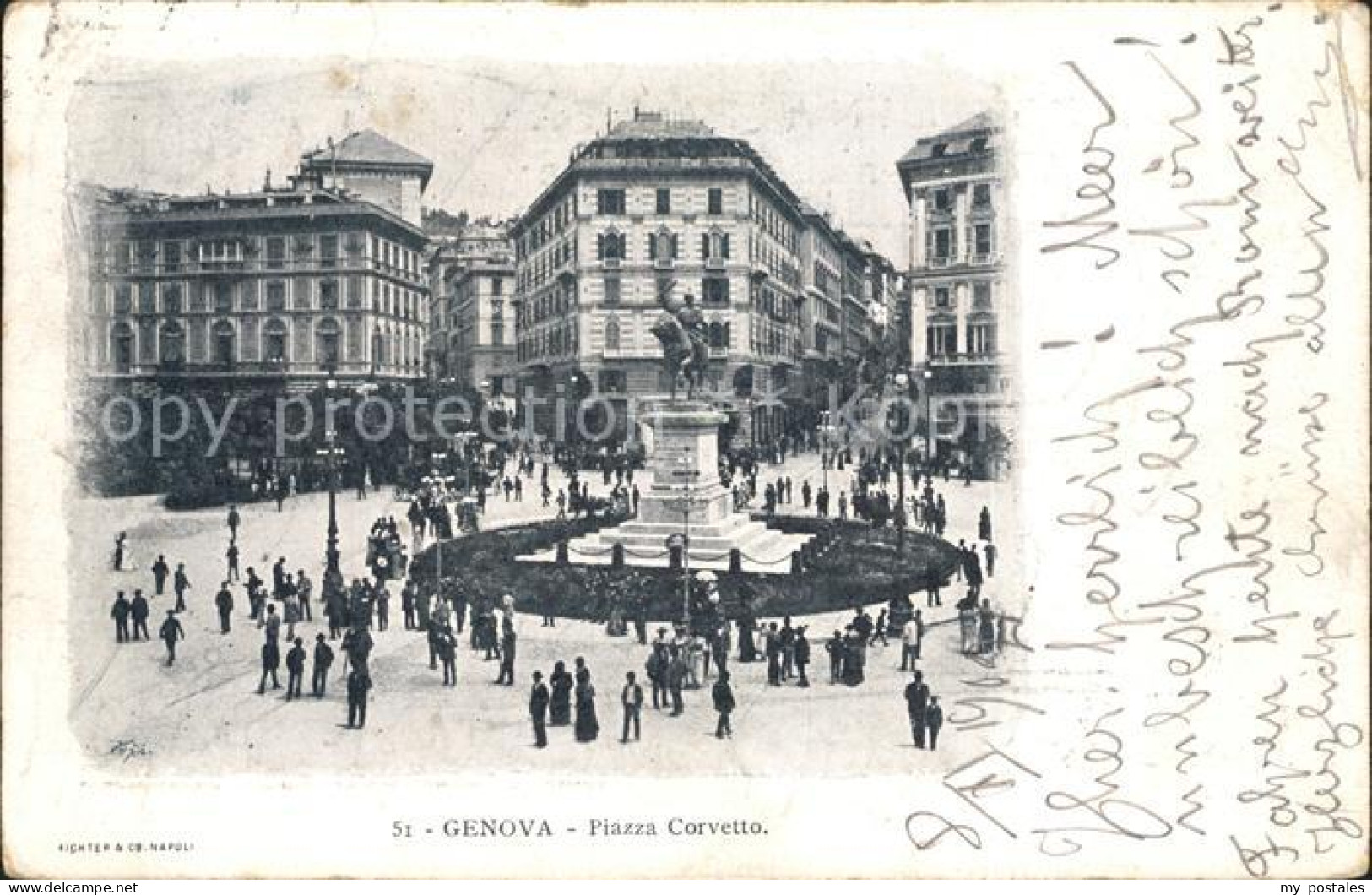 Genova Genua Liguria Piazza Corvetto