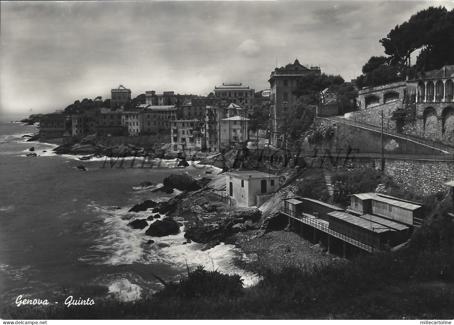 GENOVA - Quinto, Veduta, Cartolina