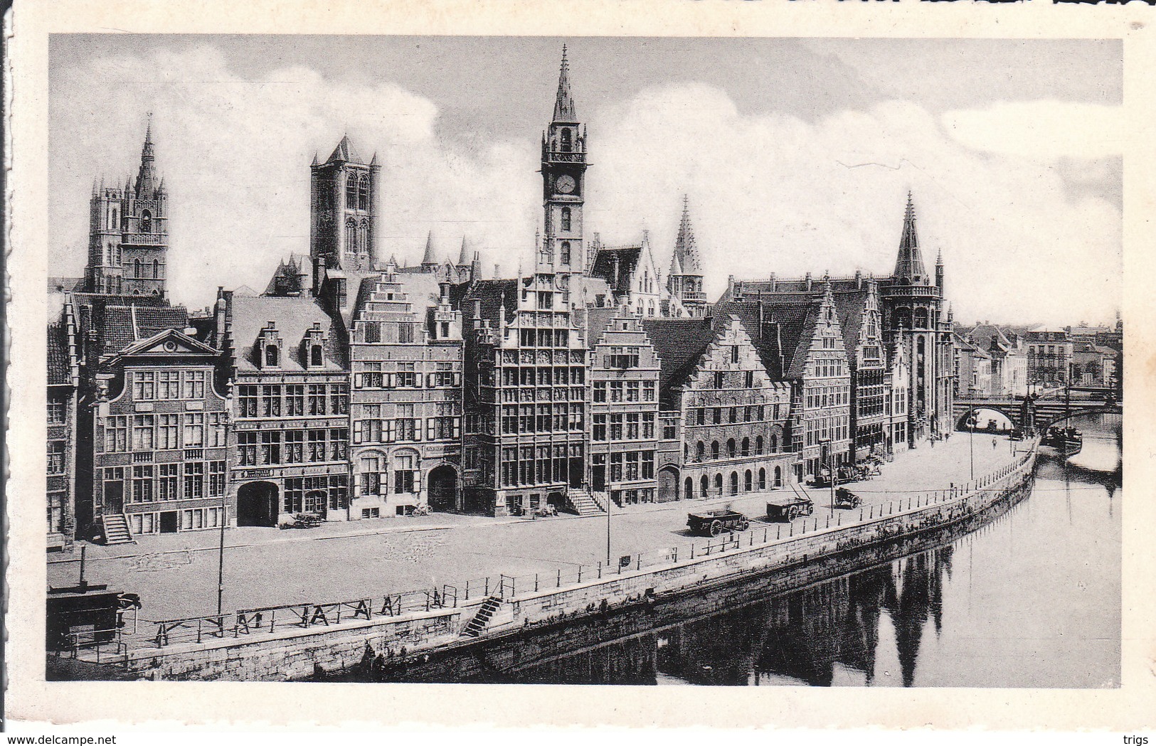 Gent - de Graskaai en de Huizen der Ambachten