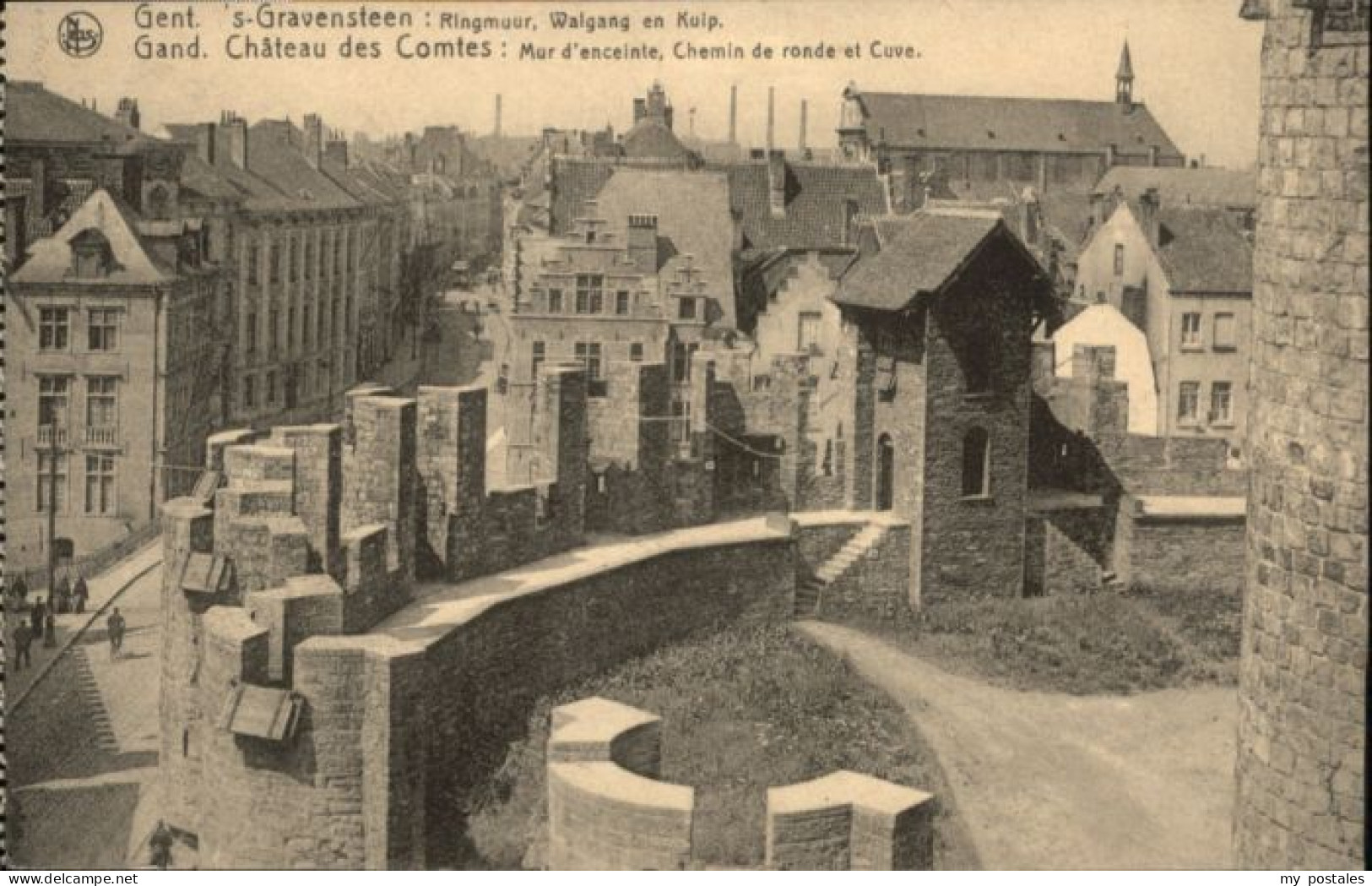 Gent Gand Flandre Gent Gand Gravensteen Chateau Comtes